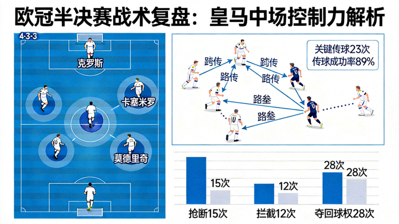 欧冠半决赛战术复盘：皇马中场控制力解析新闻配图